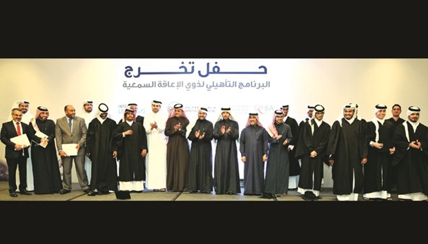 Yousuf Mohamed al-Jaida with the students.
