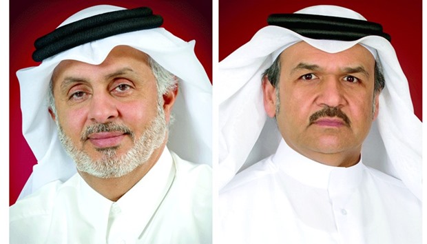Al-Khater (left) and al-Othman: Committed to working hard to provide long-term value for shareholders.