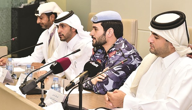 Officials from QU, Lekhwiya, CCQ and Ministry of Municipality and Environment announce details of QUu2019s National Sport Day celebrations.