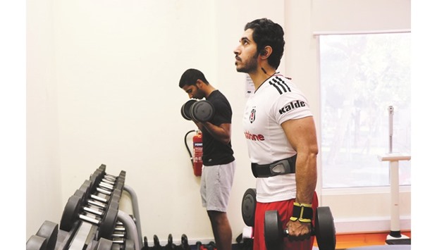QCDC staff exercising at one of Qatar Foundationu2019s recreation facilities.