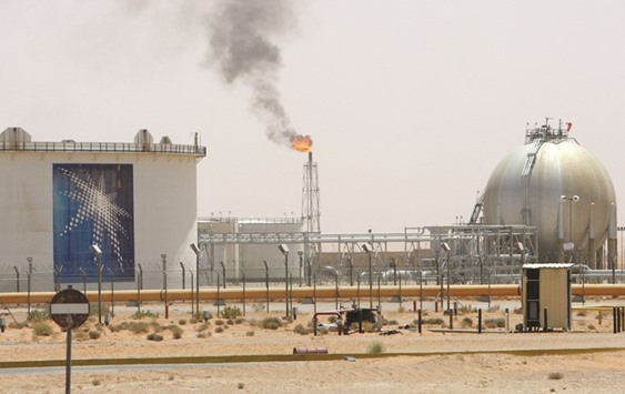 A gas flame is seen in the desert near the Khurais oilfield, Saudi Arabia (file). Saudi Arabia is aiming to sell less than 5% of Aramco as part of a plan by Deputy Crown Prince Mohammed bin Salman to set up the worldu2019s biggest sovereign wealth fund and reduce the economyu2019s reliance on hydrocarbons. The IPO would be the largest ever, dwarfing the $25bn raised by Chinese Internet retailer Alibaba Group Holding in 2014.