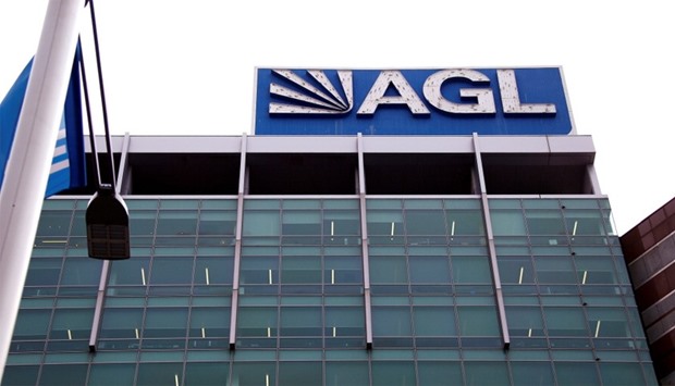 Australia's no.2 power retailer, adorns the building of their head office in Sydney