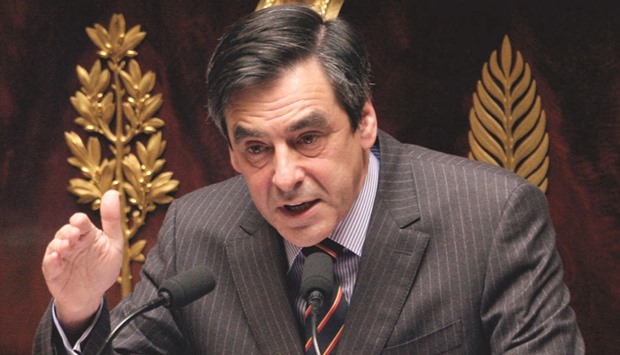 Fillon: his popularity ranking has tumbled from third to 18th position over the past month.