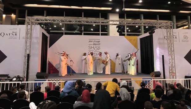Performers from Qatar.