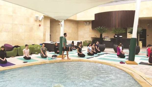 A yoga class, a fitness challenge and a healthy breakfast along with a lunch corner will be held at AlRayyan Hotel Doha.