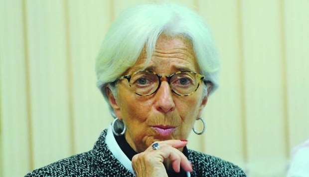 IMF Managing Director Christine Lagarde addresses QU roundtable in Doha