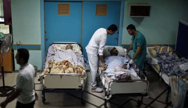 Al-Wafah Hospital in Gaza.