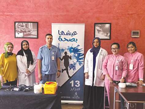 PHCC held health awareness programmes with doctors, nurses and dietitians giving lectures, taking vital signs, providing consultation and advice.