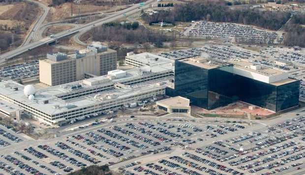 The National Security Agency (NSA) headquarters at Fort Meade, Maryland