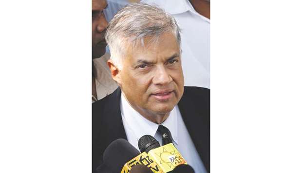 Prime Minister Ranil Wickramasinghe ... strong party backing.