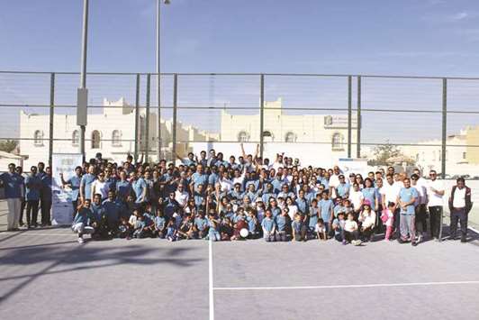 Employees from both groups took part in various outdoor activities at Al Ahli Sports Club.