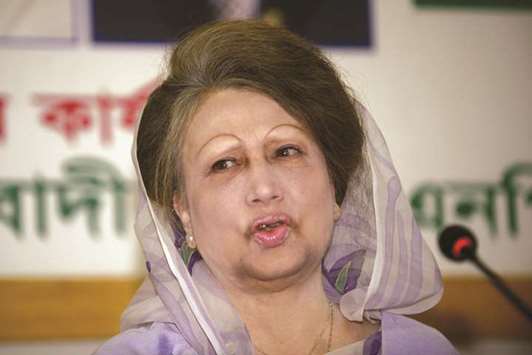 BNP leader Khaleda Zia.