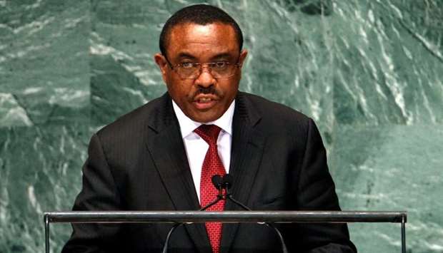 Ethiopia's Prime Minister Hailemariam Desalegn