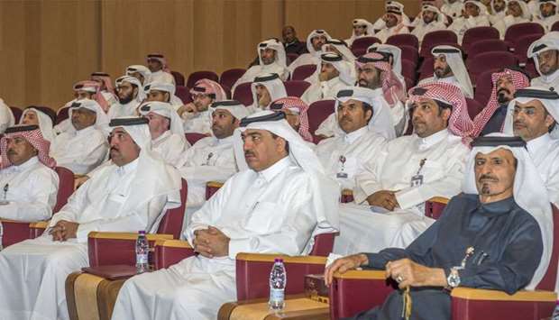 Al-Rumaihi attending the meeting of municipal officials.