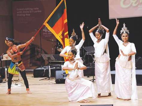 A scene from the cultural programme.