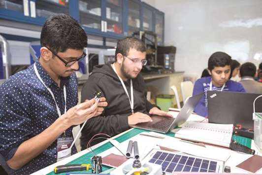 Qatar Invents engaged students in hands-on projects that pushed their innovation, creativity and communication skills.