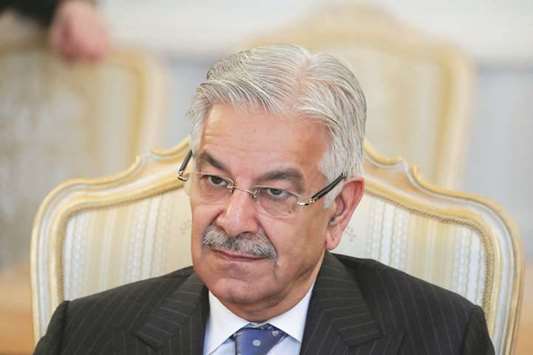 Pakistani Foreign Minister Khawaja Asif