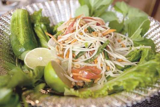 REFRESHING: The salad is addictively hot and refreshingly crunchy. Photo by the author