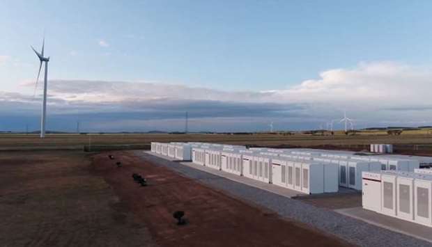 Tesla mega battery in South Australia