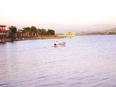 Rawal Lake in Islamabad.