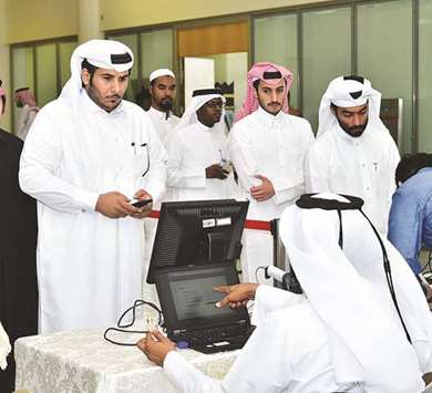 Some of the new students at the event yesterday.
