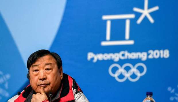 Lee Hee-Beom, the head of Pyeongchang Olympic Organizing Committee
