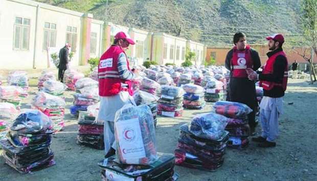 QRCS' winterisation relief project is to benefit a large number of families in Afghanistan.