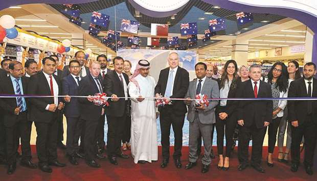 Dignitaries and officials at the inauguration of the Australian Festival at LuLu Hypermarket, Al Messila. PICTURE: Nasar TK