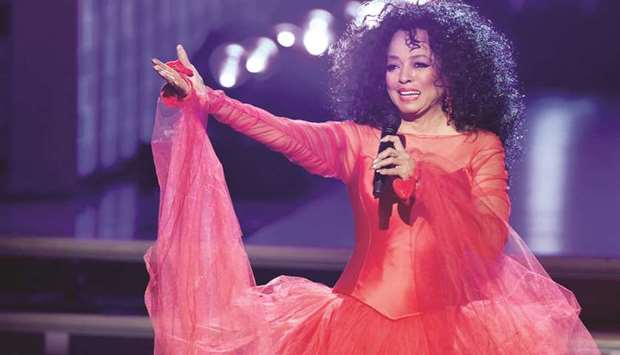 LEGEND: Diana Ross performs onstage during the 61st Annual Grammy Awards. Right, Lady Gaga won the best pop duo/ group performance for Shallow.