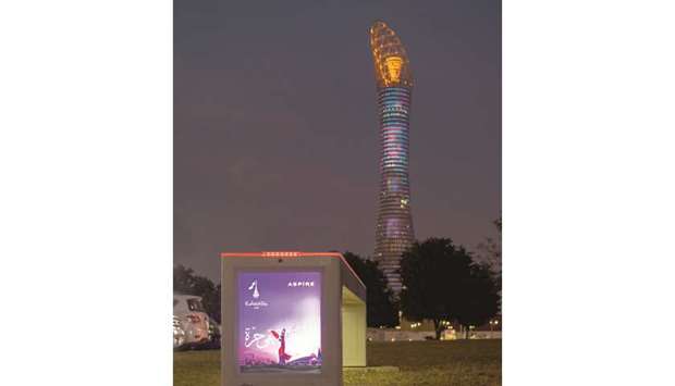 BURNING BRIGHT: A Smart bench in Aspire Park. Photo supplied.