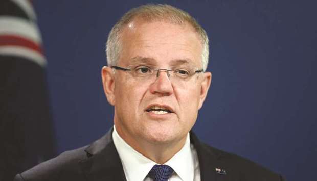 Australia PM Scott Morrison.