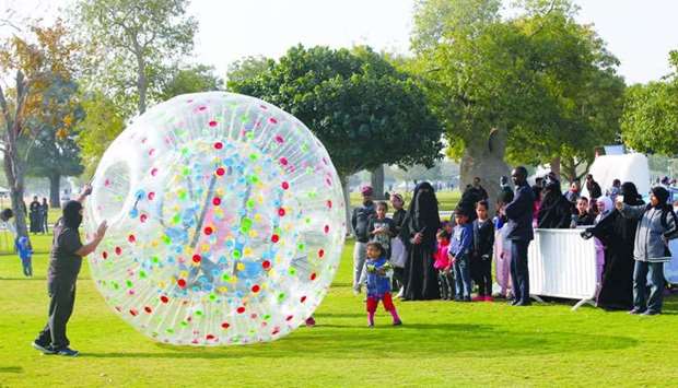 Aside from sports, fun-filled activities abound at Aspire Park. PICTURE: Jayaram.rnrn