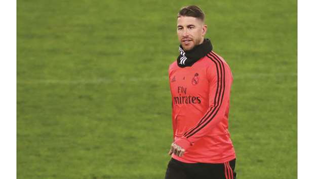 Real Madrid captain Sergio Ramos. (Reuters)