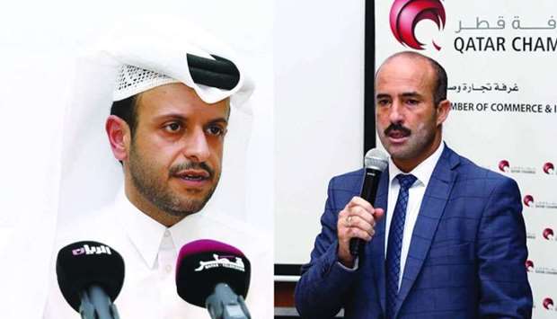 GTA head of Indirect Tax Hamad Mohamed al-Attiyah and GTAu2019s indirect tax expert, Samy Nasr