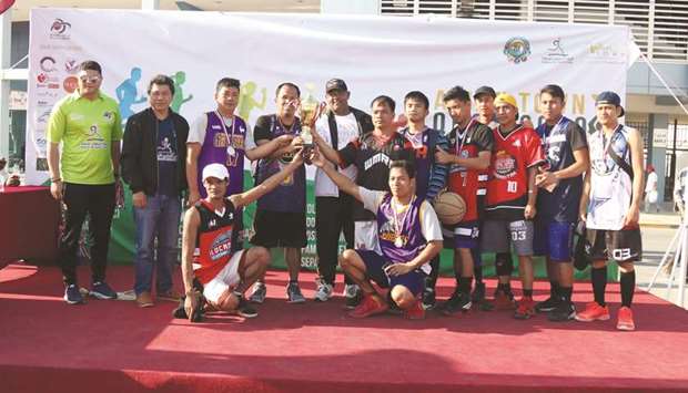 Winners of the sports tournaments and competitions were awarded trophies and medals at a prize distribution ceremony.