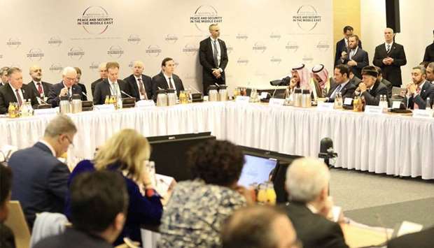 Deputy Prime Minister and Minister of Foreign Affairs participates in the meeting on the support of peace in the Middle East, held in Warsaw