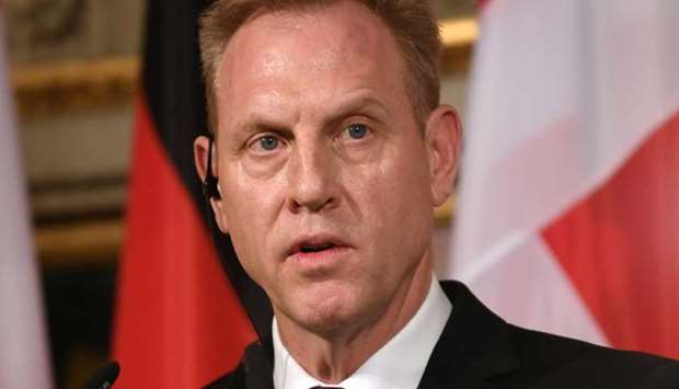 US Secretary of Defense Patrick Shanahan speaks at the annual Munich Security Conference in Munich, Germany