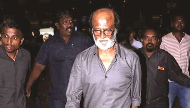 Rajinikanth: not in the race for now