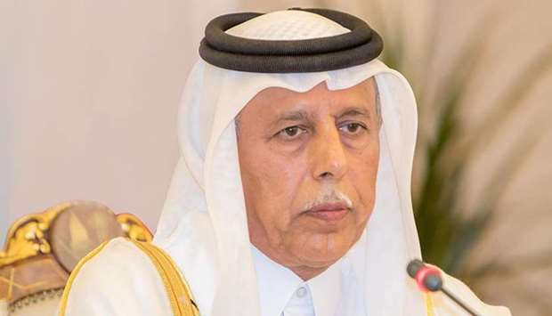 HE the Speaker of the Shura Council Ahmed bin Abdullah bin Zaid al-Mahmoud 