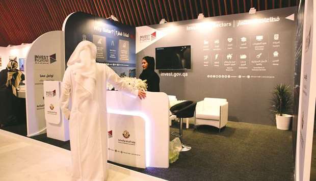 The Ministry of Commerce and Industry pavilion at the Tawteen programme.