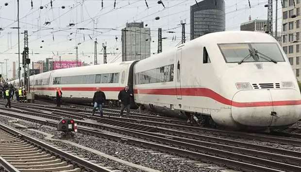 German high-speed train derails in Basel