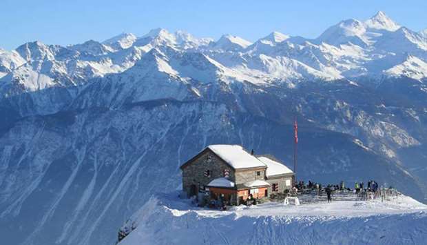 Swiss resort of Crans-Montana