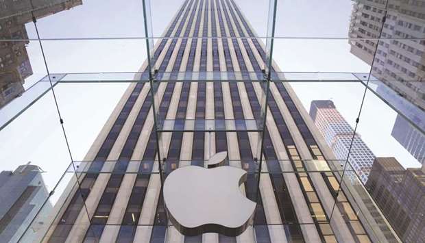 The Apple logo at its 5th Avenue location in New York (file). Apple wants to make it easier for software coders to create tools, games and other applications for its main devices in one fell swoop u2013 an overhaul designed to encourage app  development and, ultimately, boost revenue.
