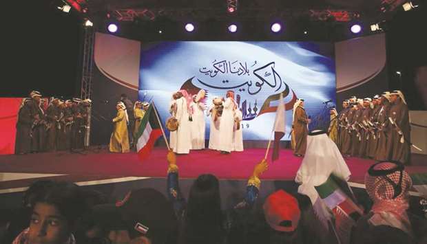 Snapshot from the Qatari participation in Kuwait National Day celebrations in the Murouj area of Kuwait.