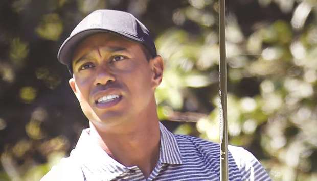 US golfer Tiger Woods is pictured during a practice round at Chapultepecu2019s Golf Club in Mexico City on February 20.