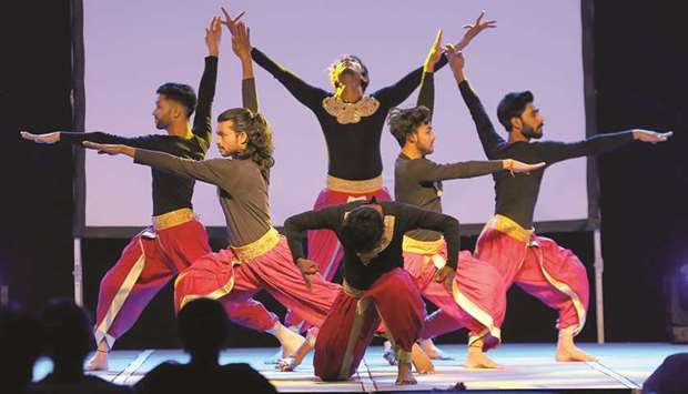 PERFORMANCE: Dishaa Creative Dance Group putting up a rich in colour and sophisticated performances. Photos by Ram Chand