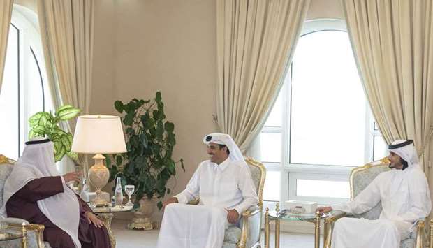 Amir meets Sheikh Nasser al-Sabah