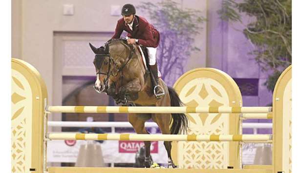 Sheikh Ali bin Khalid al-Thani will be the local favourite in the Global Champions Tour.