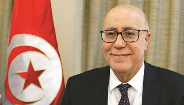 Tunisiau2019s central bank governor Marouane El Abassi attends a news conference in Tunis on February 20. The countryu2019s foreign currency reservesu2019 cover had fallen to 84 days of imports due to lower phosphate production and a large energy sector deficit, he said yesterday.