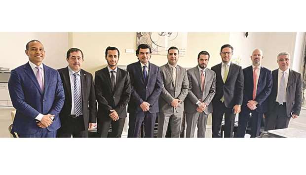 Dr al-Shaibei and other senior QIIB executives following the roadshow as part of the banku2019s $500mn sukuk issuance. The offering was oversubscribed six times with majority of the investors from outside the Middle East region.